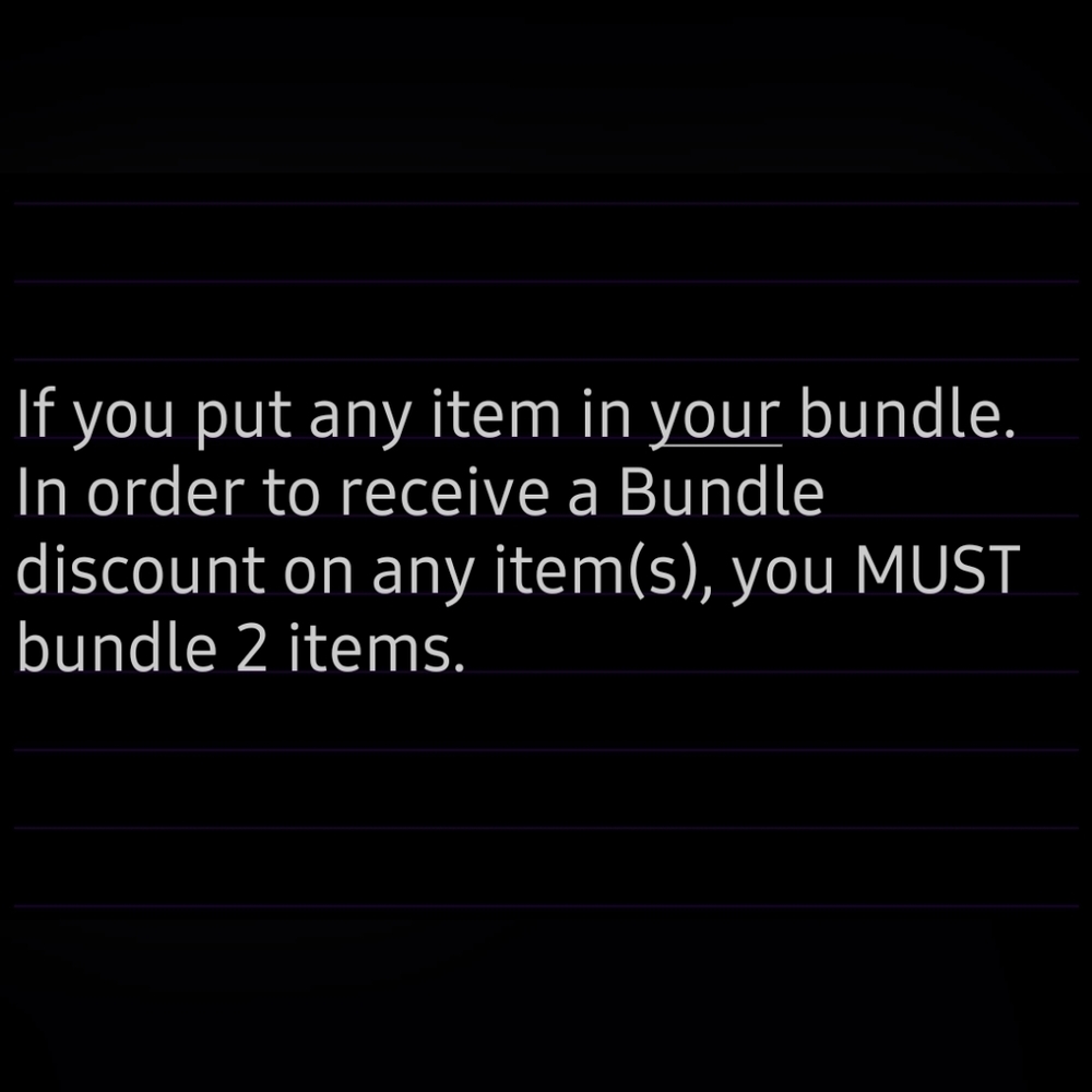 BUNDLE INFO!